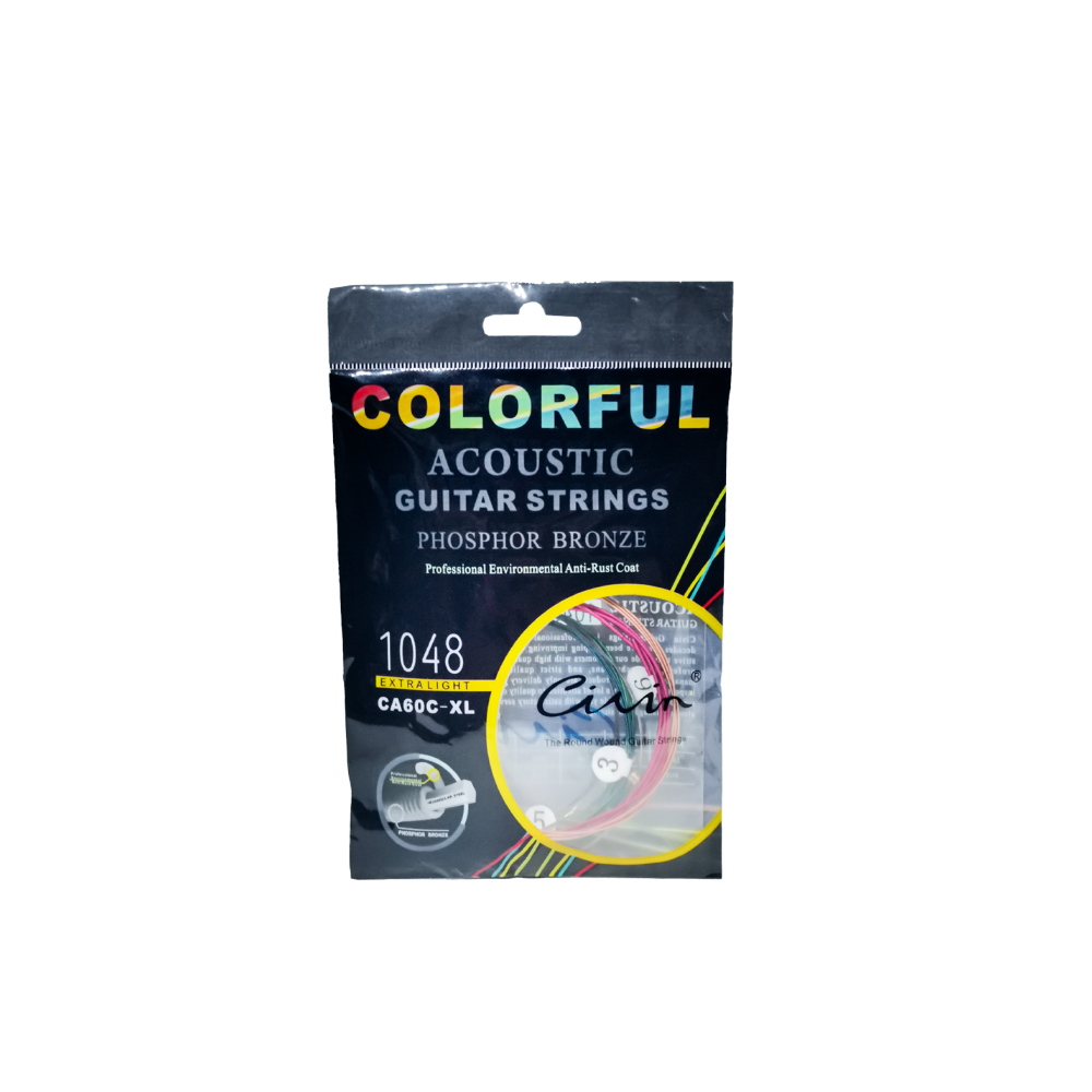 Encordadura Guitarra Acústica de Colores CIVIN