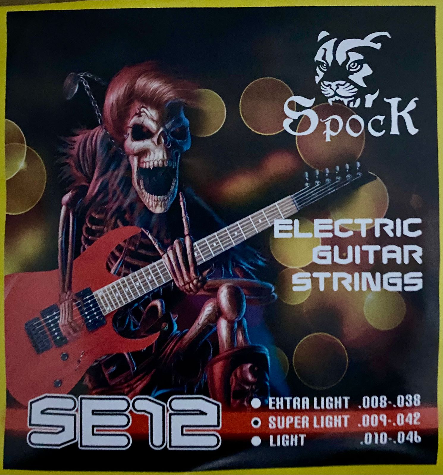 Encordadura Guitarra Eléctrica Extra Light SPOCK SE12