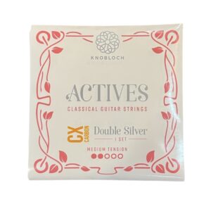 Cuerdas Knobloch Actives 300 ADC Carbon Double Silver – Guitarra Clásica (Tensión Media)